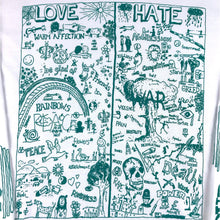 Load image into Gallery viewer, LOVE/HATE LONGSLEEVE (white)